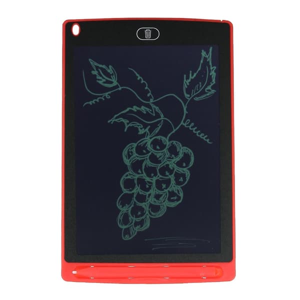 Ritplatta för Barn / Digital Tablet med Penna - 8.5" LCD Red