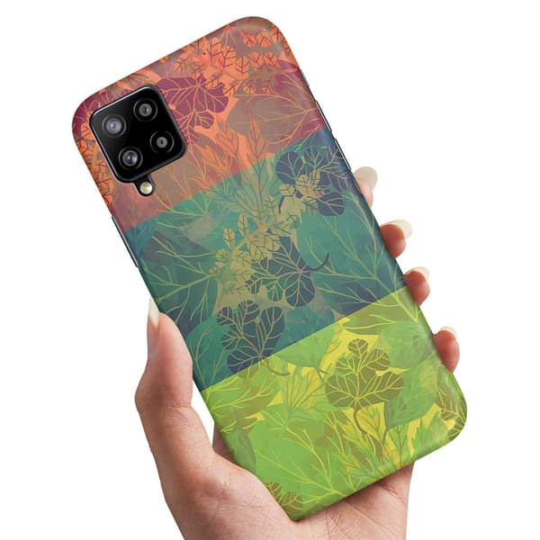 Deksel / Mobildeksel til Samsung Galaxy A12 - Løvmønster