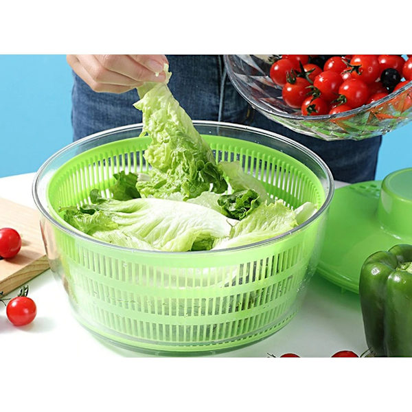 Salad Spinner / Salladslunga - Torka sallad efter sköljning