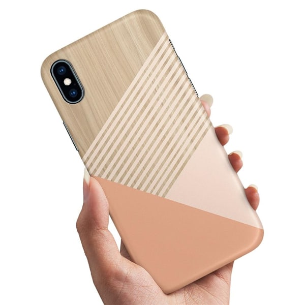 iPhone X/XS - Skal/Mobilskal Träkonst
