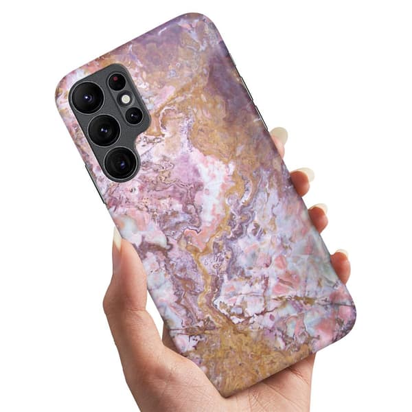 Deksel / Mobildeksel til Samsung Galaxy S22 Ultra - Marmor Multicolor