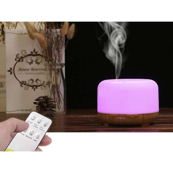 Luftfugter / Duftspreder - Aromalampe med RGB-belysning