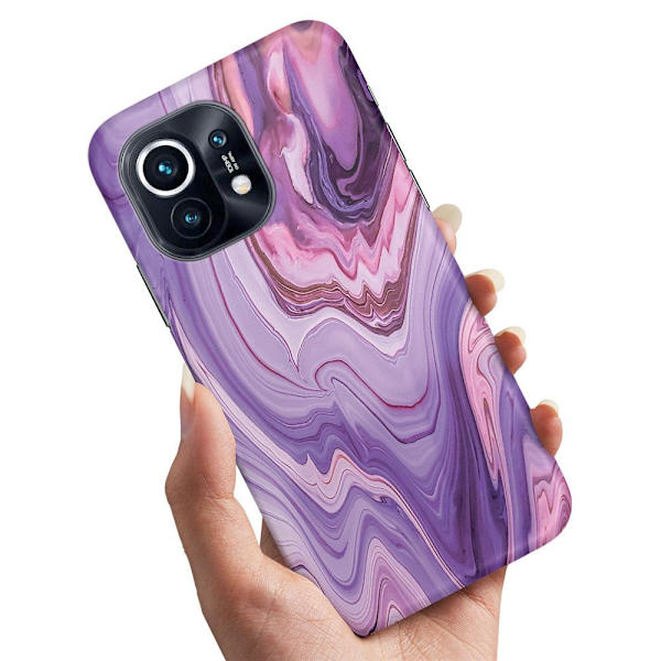 Xiaomi 11 Lite 5G NE - Kuoret/Suojakuori Marmori Multicolor