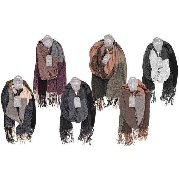 Scarf / Halsduk för Dam - Välj färg! MultiColor 6