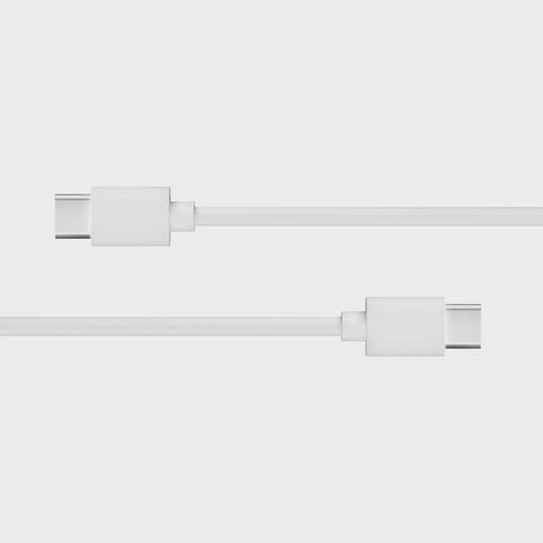 X2O Basic 60W USB-C/C-kabel 2 m vit