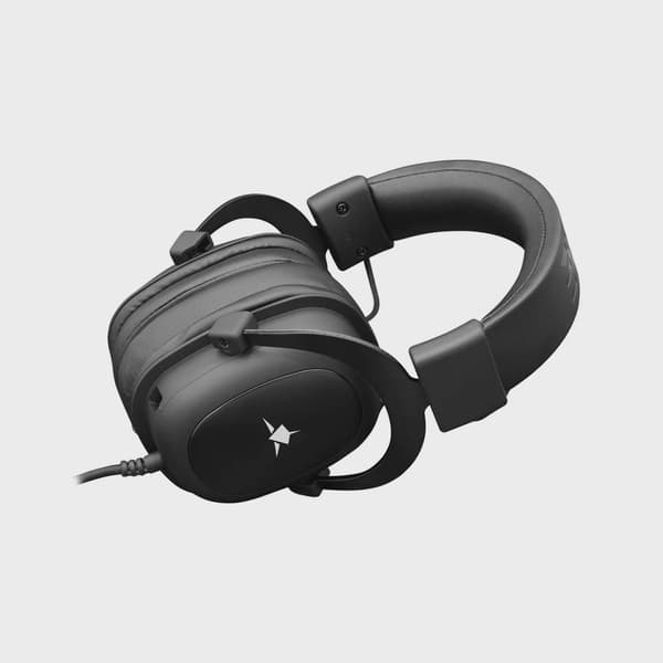 White Shark Premium TAIKO Over-Ear Gaming Headset Svart