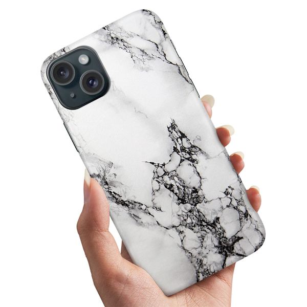 Deksel / Mobildeksel til iPhone 15 - Marmor