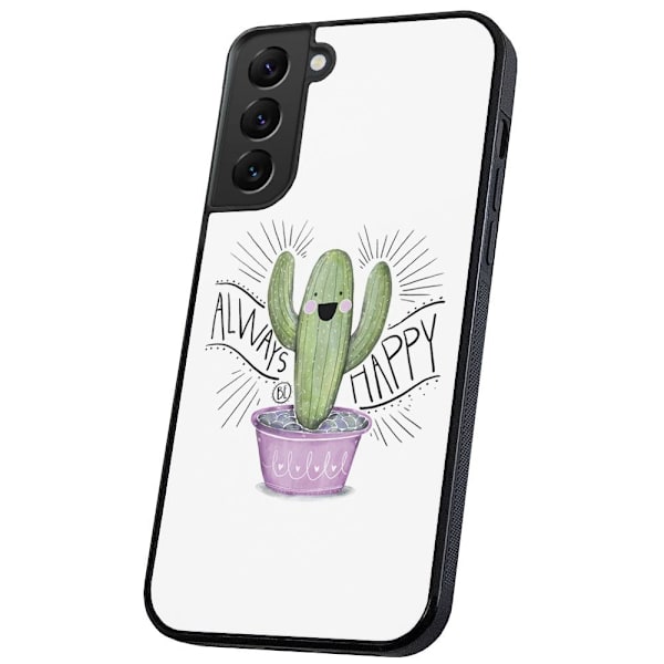 Samsung Galaxy S21 Plus - Cover/Mobilcover Happy Cactus