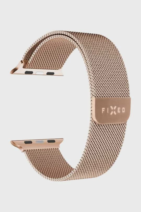 FIXED Mesh metallrem för Apple Watch 38/40/41mm RosaGuld