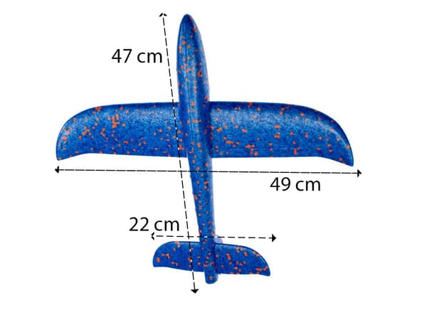 Kastefly - 47 cm Blue
