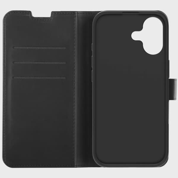 X2O Classic Wallet Plånboksfodral iPhone 16 Svart