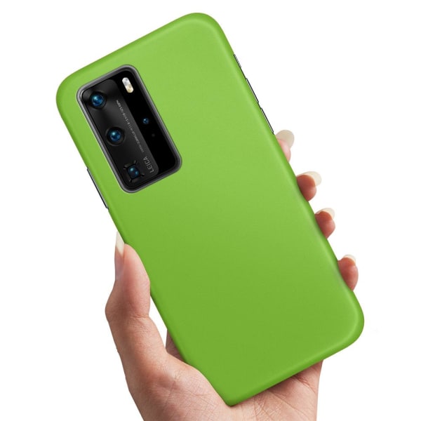 Huawei P40 - Deksel/Mobildeksel Limegrønn Lime green