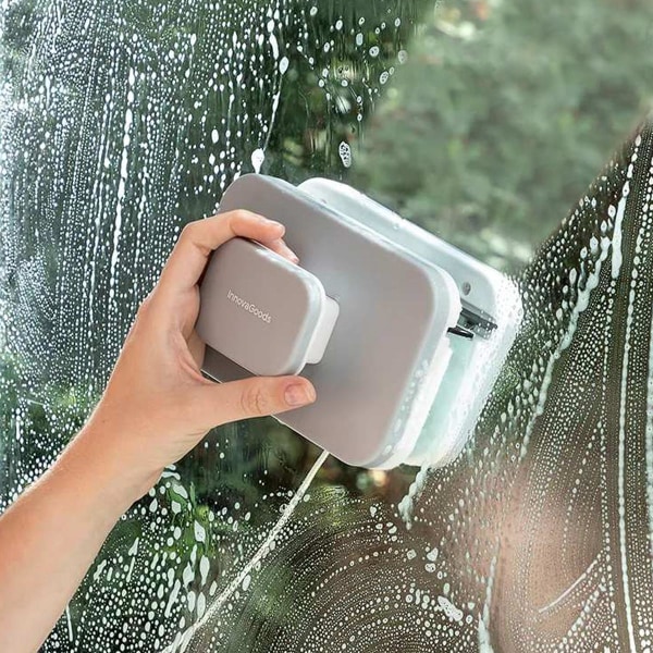 Ikkunanpesuaine ikkunan molemmille puolille - Magneettinen Grey