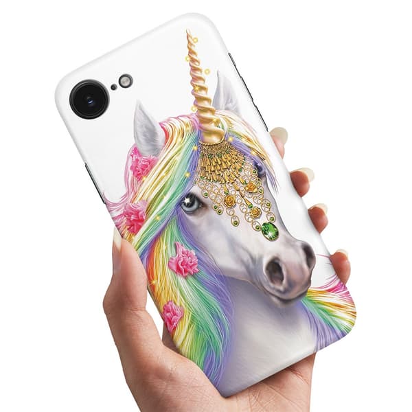 Deksel / Mobildeksel til iPhone 16e / 17e - Unicorn/Enhjørning