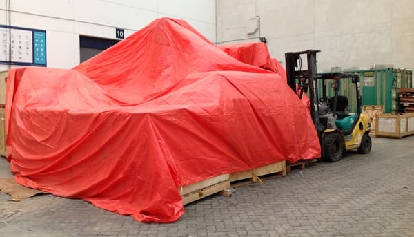 Presenning 3 x 4 m orange