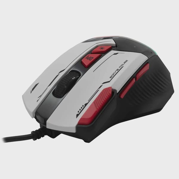 Baracuda MANTA Gaming Mus 8D 12.800dpi Vit