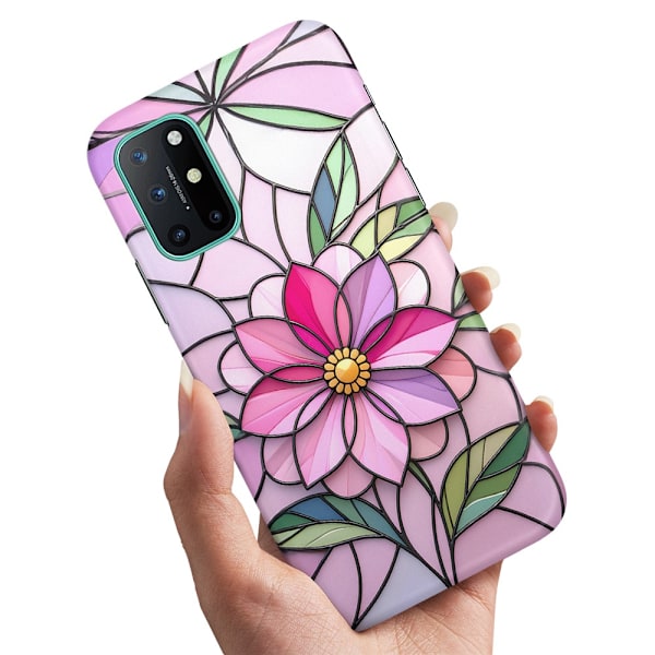 Deksel / Mobildeksel til OnePlus 8T - Glass Flower