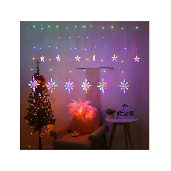 Julstjärnor LED Slinga - Girlang Multicolor
