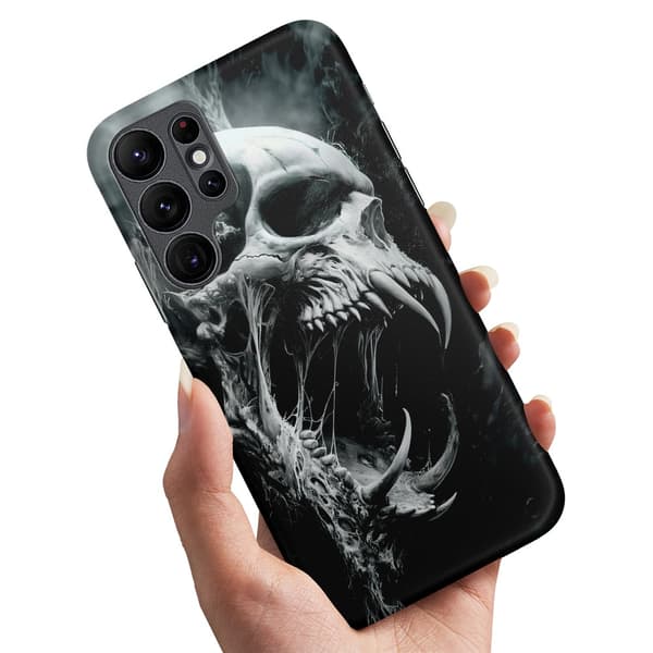 Deksel / Mobildeksel til Samsung Galaxy S22 Ultra - Skull