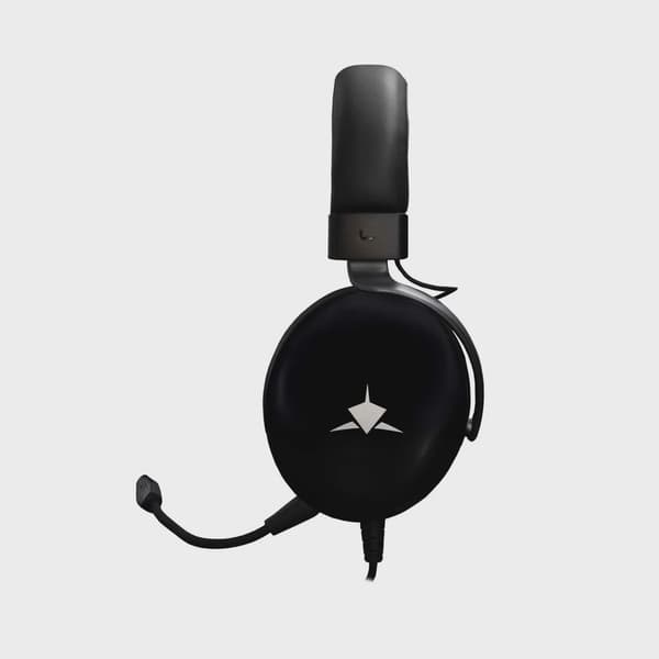 White Shark ELEPHANT Over-Ear Gaming Headset Svart