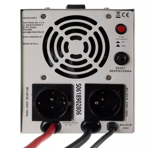 Sinus Pro 500E 12/230V - Inverter - Nødstrømforsyning
