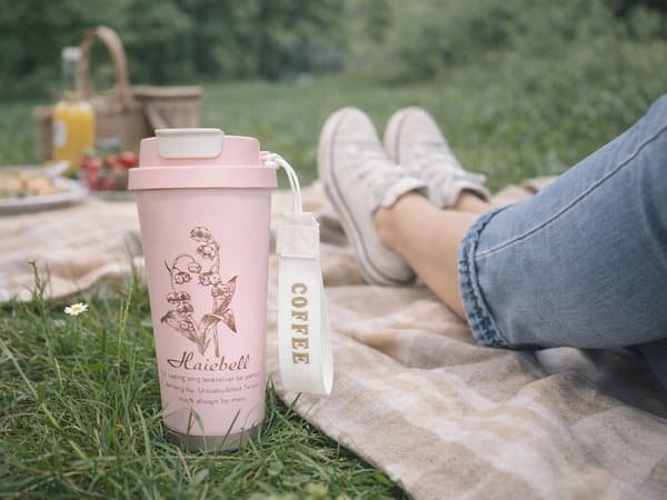 Termosmugg 530 ml med sugrör Pink
