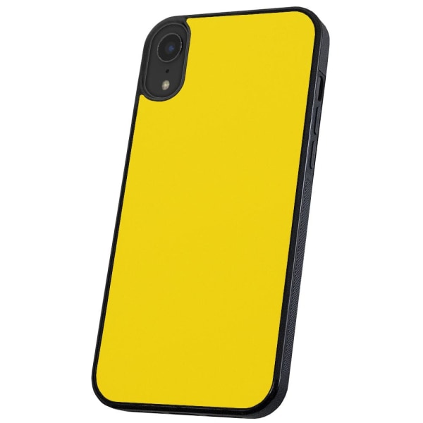 iPhone X/XS - Kuoret/Suojakuori Keltainen Yellow