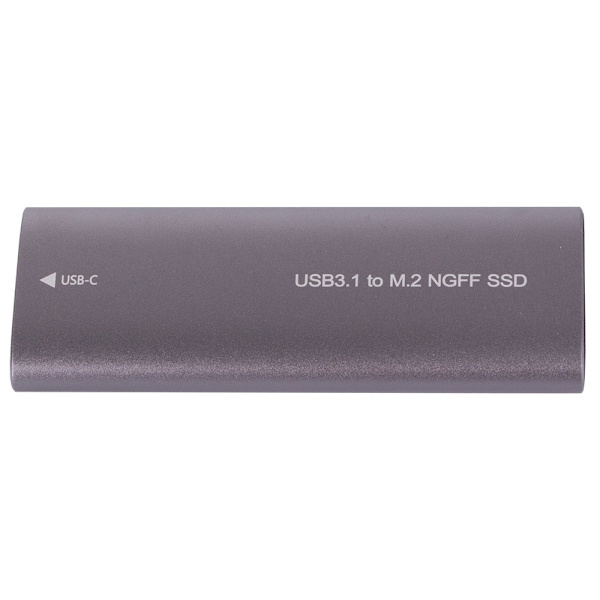 USB 3.1-kabinett för intern M.2 SSD Silver
