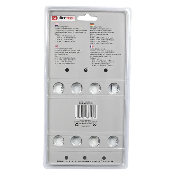 Tigersågblad 4-pack trä och metall