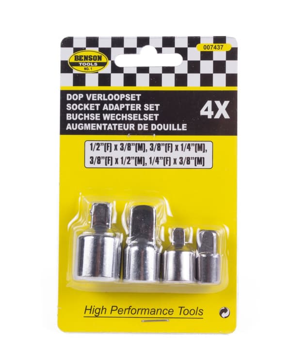 Hylsadapterset 4-pack