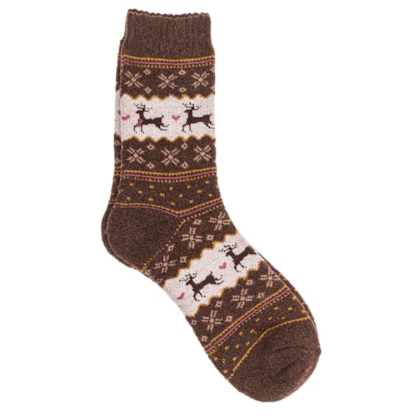Joulusukat / Sukat Joulu - Valitse väri Brown