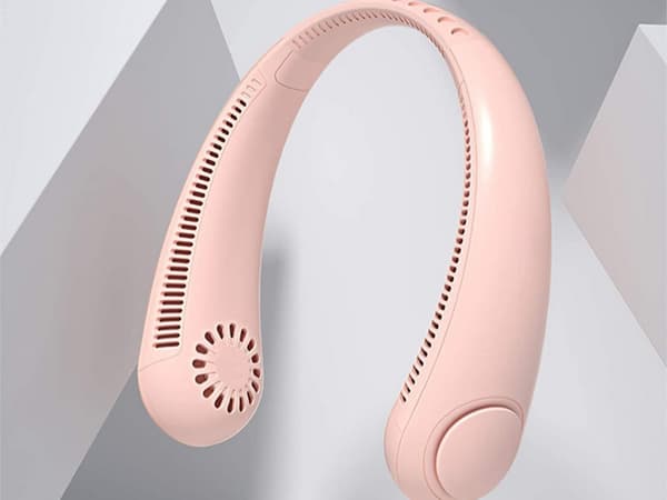 Halsblæser – Bærbar handsfree blæser Pink
