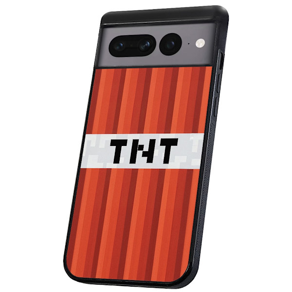 Google Pixel 8A - Deksel/Mobildeksel Minecraft TNT