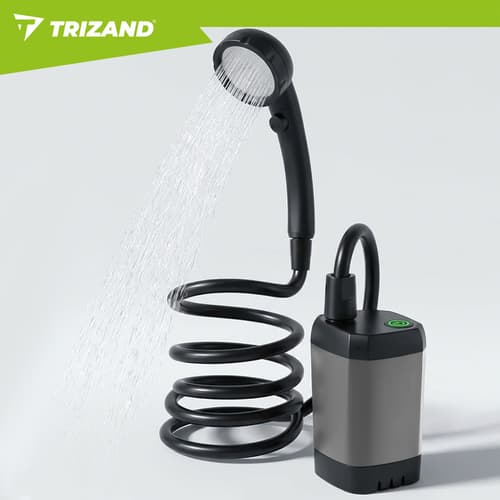 Elektrisk campingdusch med vattenpump - Portabel dusch för camping