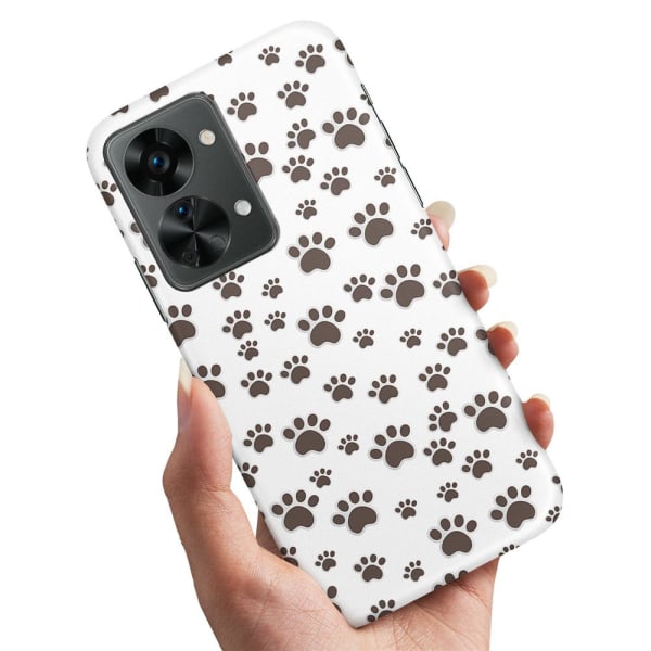 OnePlus Nord 2T - Skal/Mobilskal Paw Pattern