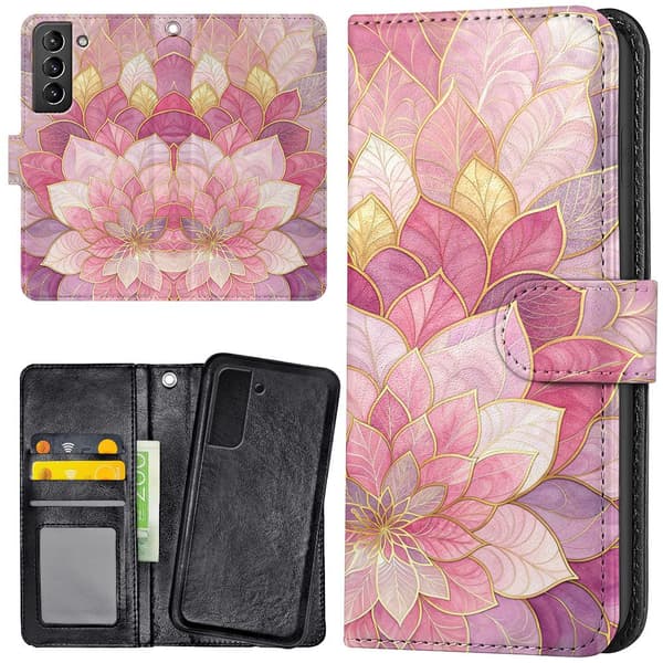 Samsung Galaxy S21 Plus - Mobilcover/Etui Cover Flower