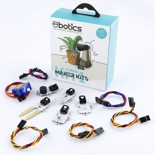 Robotkit 1 - Bygg deg selv - Kit Robot - Læring Multicolor