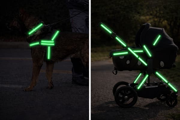 Reflextejp självhäftande 8 m Grön