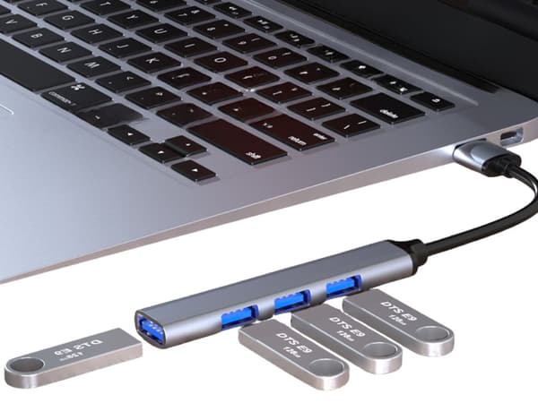 USB-hubb 4-port - 3.0 splitter för dator