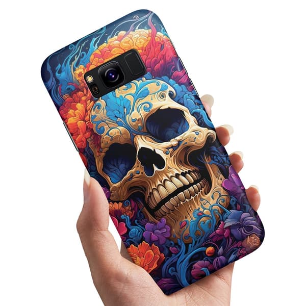 Deksel / Mobildeksel til Samsung Galaxy S8 - Skull