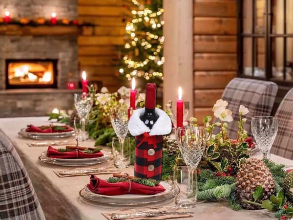 Jul flaskskrin juldekoration