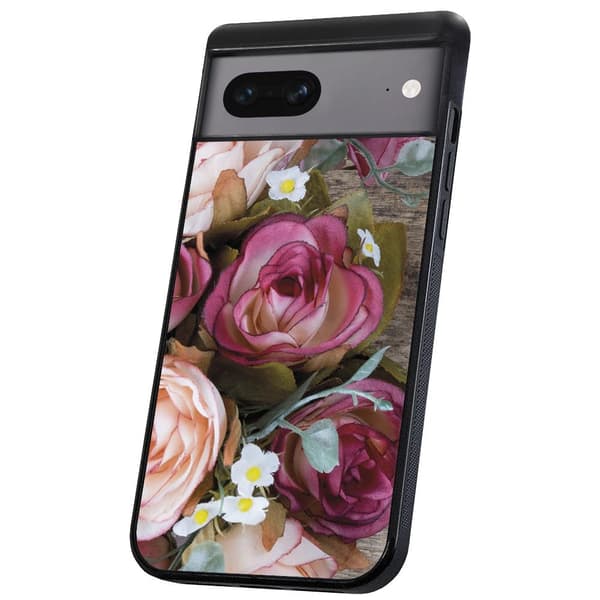 Google Pixel 7 - Cover/Mobilcover Blomster