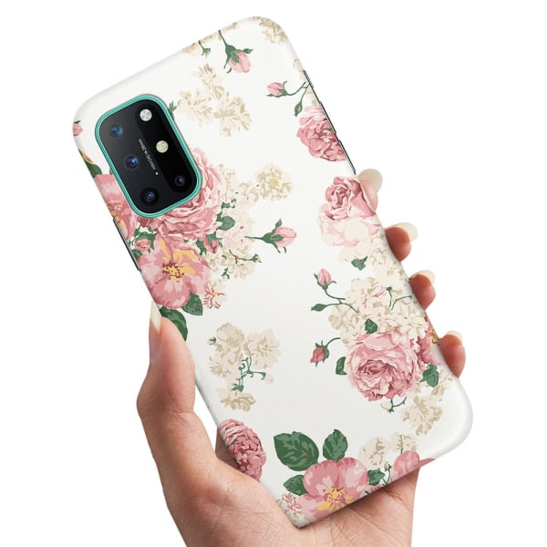 OnePlus 8T - Cover/Mobilcover Retro Blomster