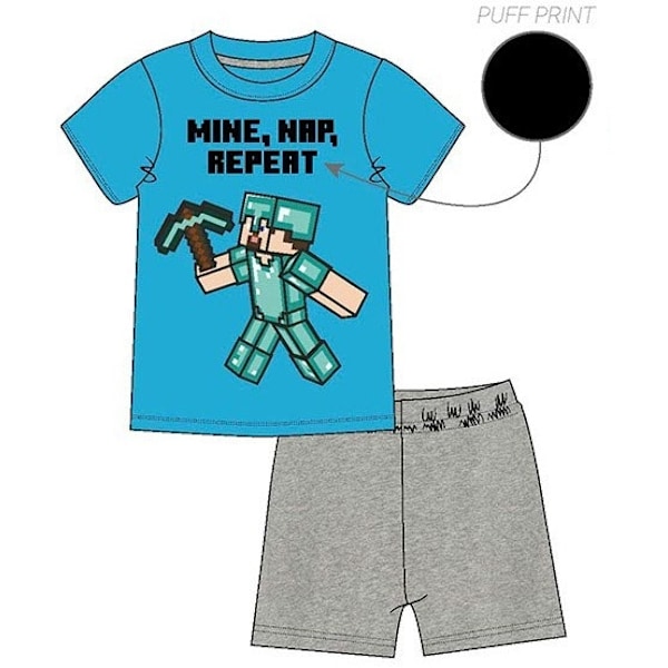 Minecraft Pyjamas för Barn 9 år