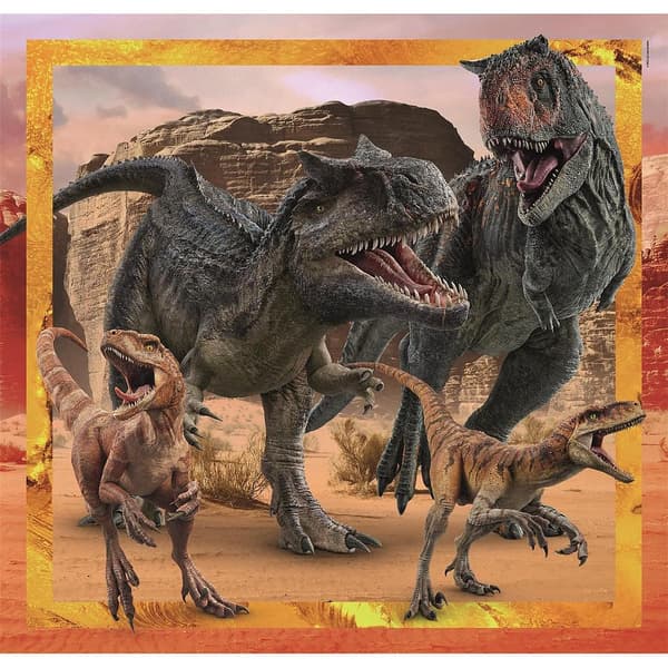 Jurassic World Allosaurus 3x48 delar pussel