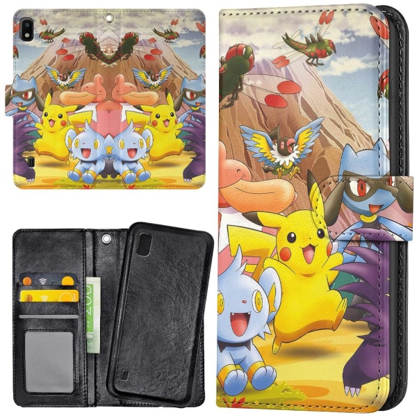 Samsung Galaxy A10 - Lompakkokotelo/Kuoret Pokemon