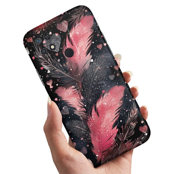 Deksel / Mobildeksel til Xiaomi Redmi 10C - Feathers