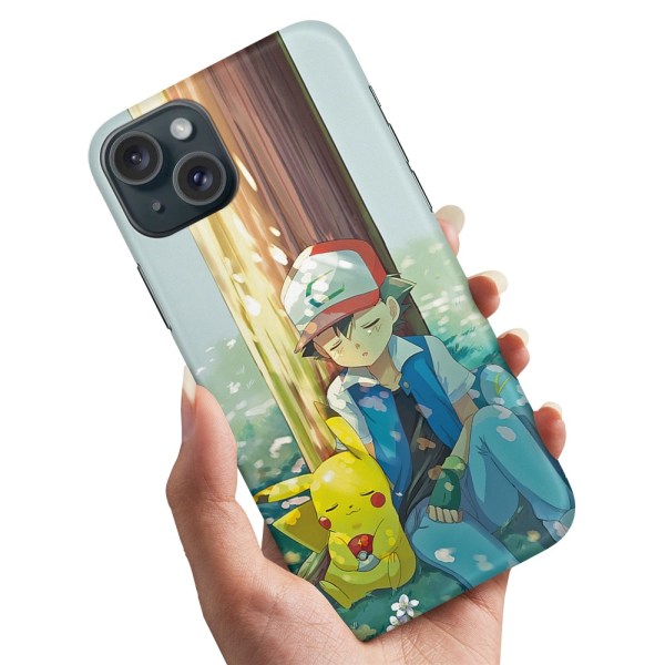 iPhone 15 - Deksel/Mobildeksel Pokemon