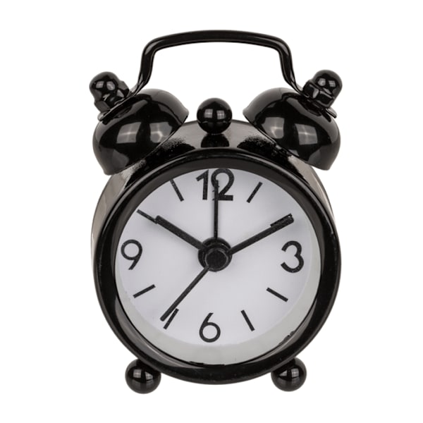 Klassisk Vekkerklokke / Alarmklokke – Klokke Black