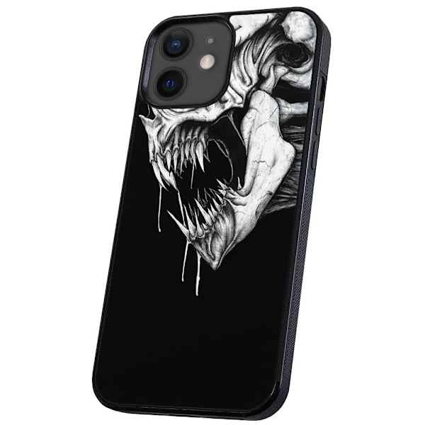 iPhone 12 Mini - Cover/Mobilcover Dødningehoved Monster